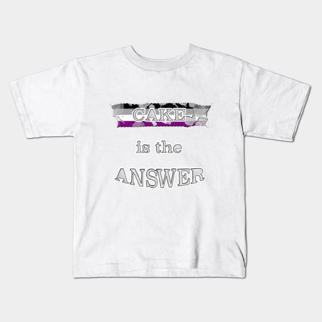 Cake is the answer Kids T-Shirt by itsatshirt